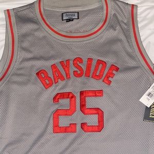 Zach Morris (saved by the bell) BAYSIDE Basketball Jersey